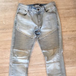 Mens RSQ Light wash Denim Moto Jeans W29 L30